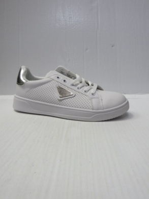 Buty sportowe damskie na płaskim (36-41) EV-313 WHITE/SILVER