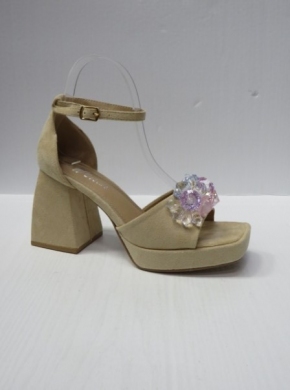 Sandały damskie na obcasie (36-41) A1024 BEIGE