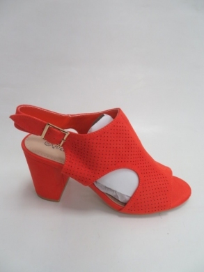 Sandały damskie na obcasie (36-40) 1-113 ORANGE