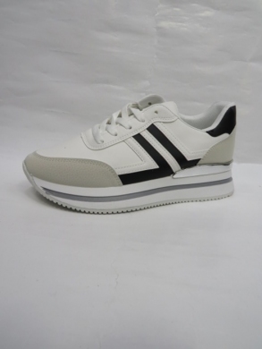 Buty sportowe damskie na płaskim (36-41) 8910 WHITE