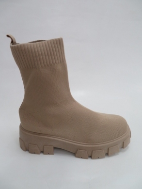 Botki damskie jesienne na płaskim (36-41) PC91 KHAKI