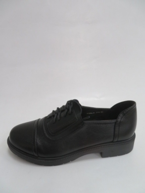 Półbuty damskie na płaskim (36-41) 734 BLACK