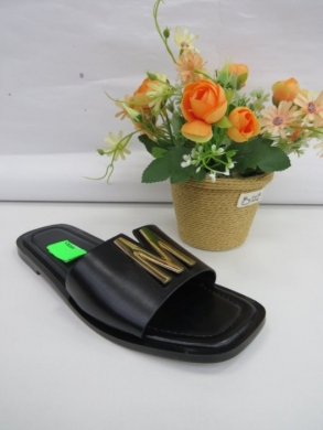 Klapki damskie na płaskim (36-41) 5007 BLACK