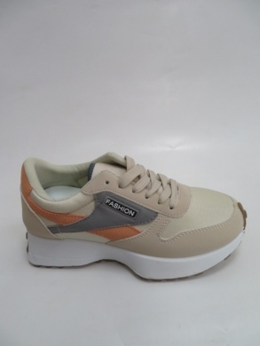 Buty sportowe damskie na płaskim (36-41) AB916 BEIGE