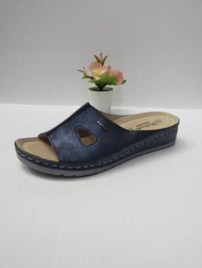 Klapki damskie na koturnie (36-41) 0541S NAVY