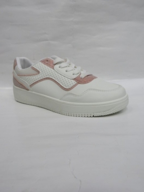 Buty sportowe damskie na płaskim (36-41) XJ-3 WHITE/PINK
