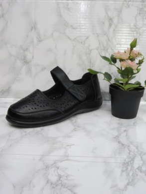 Półbuty damskie na płaskim (39-43) DX8115 BLACK