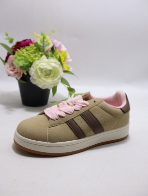 Buty sportowe damskie na płaskim (36-41) EV-526 KHAKI