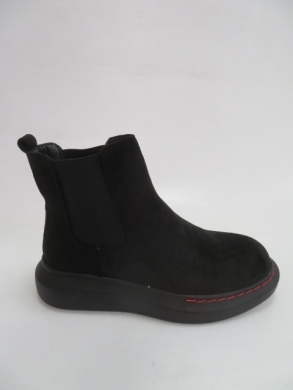 Botki damskie jesienne na płaskim (36-41) NC1069 BLACK