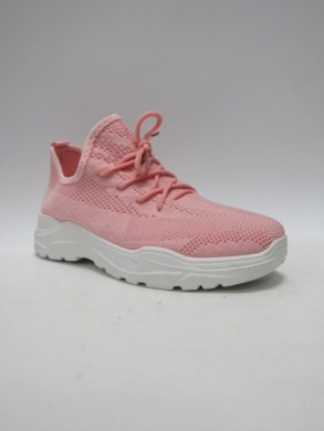Buty sportowe damskie na płaskim (36-41) 1071 PINK