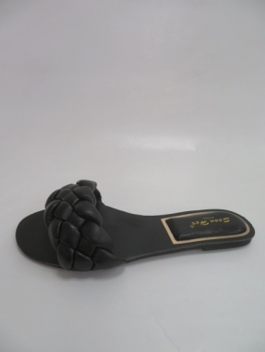 Klapki damskie na płaskim (36-41) JZ172 BLACK