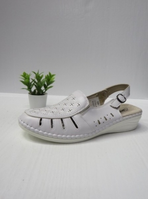 Sandały damskie na koturnie (36-42) 11560-8 WHITE