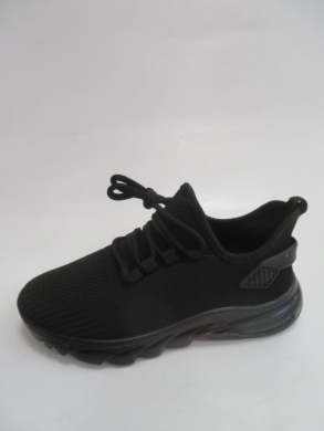 Buty sportowe damskie na płaskim (36-41) 1127 BLACK