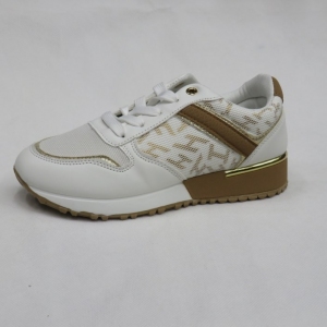 Buty sportowe damskie na płaskim (36-41) R-80 WHITE