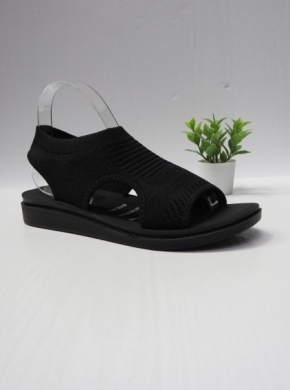 Sandały damskie na płaskim (36-41) 6056-3 BLACK