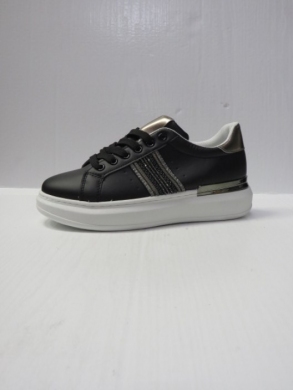 Buty sportowe damskie na płaskim (36-41) R180 BLACK