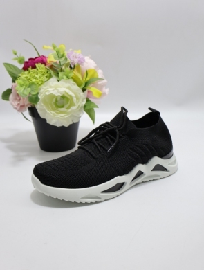 Buty sportowe damskie na płaskim (36-41) REB-K056 BLACK