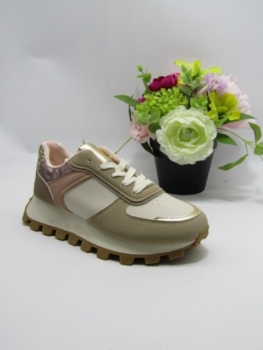 Buty sportowe damskie na płaskim (36-41) 309-24 PINK
