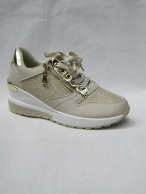 Buty sportowe damskie na koturnie (36-41) E016-3 BE