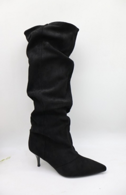 Kozaki damskie na szpilce (36-41) 52226 BLACK
