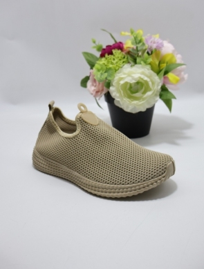 Buty sportowe damskie na płaskim (36-41) 135 KHAKI