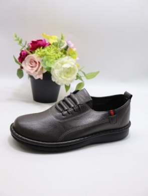 Półbuty damskie na płaskim (36-42) 25107-22 GREY