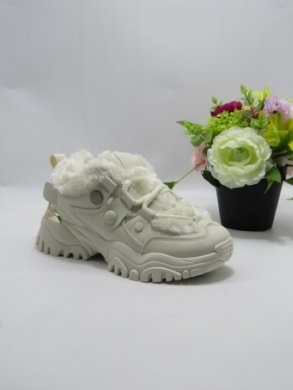 Buty sportowe damskie ocieplane (36-41) AF23-227 BEIGE