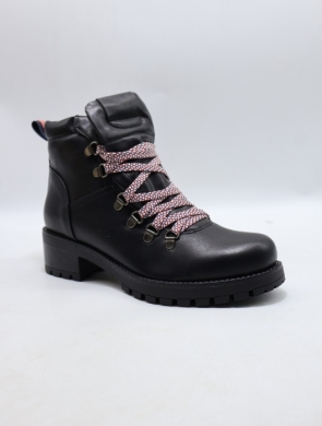 Botki damskie ocieplane na obcasie (36-41) X791-1