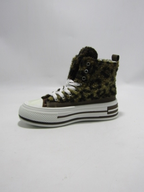 Trampki damskie na płaskim (36-41) LY113 LEOPARD