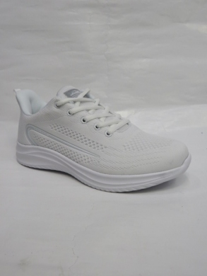 Buty sportowe damskie na płaskim (36-41) LXC8453-H WHITE