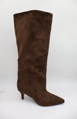 Kozaki damskie na szpilce (36-41) 2339 BROWN