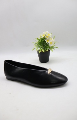 Baleriny damskie (36-41) 77-746 BLACK