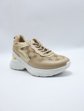 Buty sportowe damskie na koturnie (36-41) S069 KHAKI