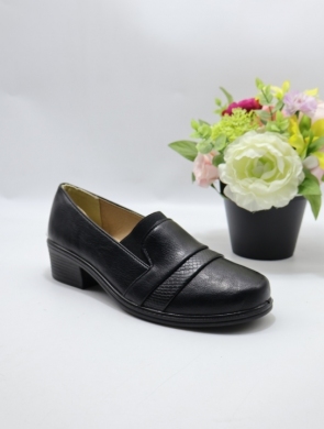 Półbuty damskie na obcasie (37-42) J35-2 BLACK