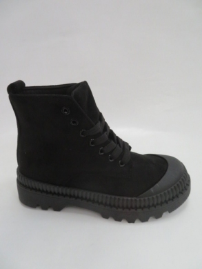 Botki damskie jesienne na płaskim (36-41) 5328 BLACK