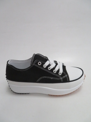 Trampki damskie na koturnie (36-41) 205116 BLACK