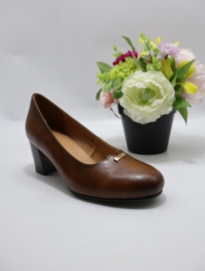 Czółenki damskie na obcasie (36-41) YCC-106 CAMEL