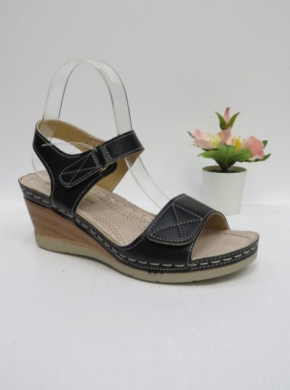 Sandały damskie na koturnie (36-41) Q5902 BLACK