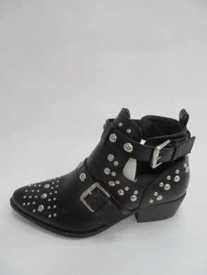 Botki damskie jesienne na obcasie (36-41) T216 BLACK