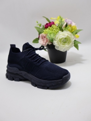 Buty sportowe damskie na płaskim (36-41) CWB11 NAVY