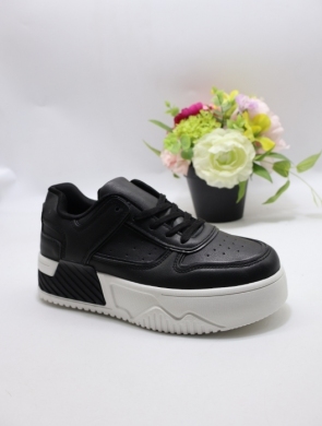 Buty sportowe damskie na płaskim (36-41) 6119 BLACK