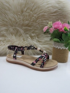 Sandały damskie na płaskim (36-41) FY6903 BLACK