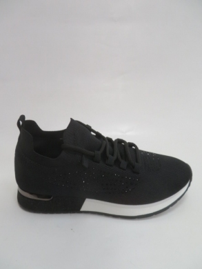 Buty sportowe damskie na płaskim (36-41) AB118 BLACK