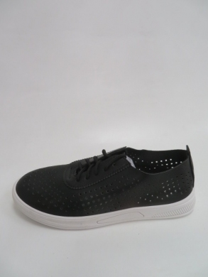 Tenisówki damskie na płaskim (36-41) 92056 BLACK