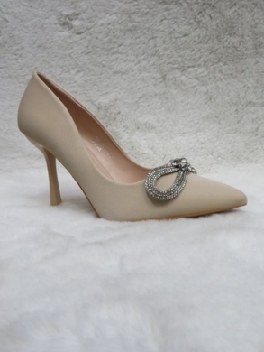 Czółenki damskie na szpilce (36-41) NF81 BEIGE