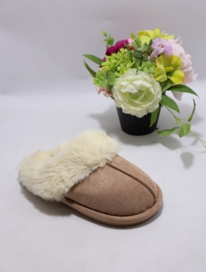 Kapcie damskie ocieplane (36-41) BO-609 KHAKI