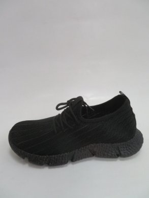 Buty sportowe damskie na płaskim (36-41) DQ207 BLACK