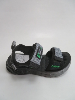 Sandały chłopięce (26-31) Z873 GREY/GREEN
