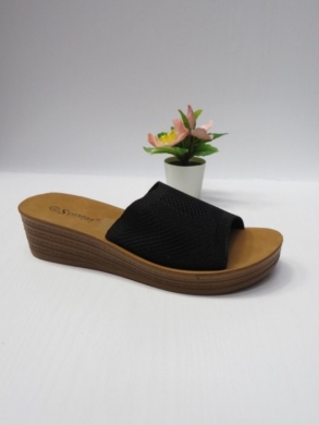 Klapki damskie na koturnie (36-41) BG118 BLACK