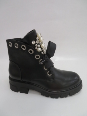 Botki damskie jesienne na płaskim (36-41) NC1179 BLACK